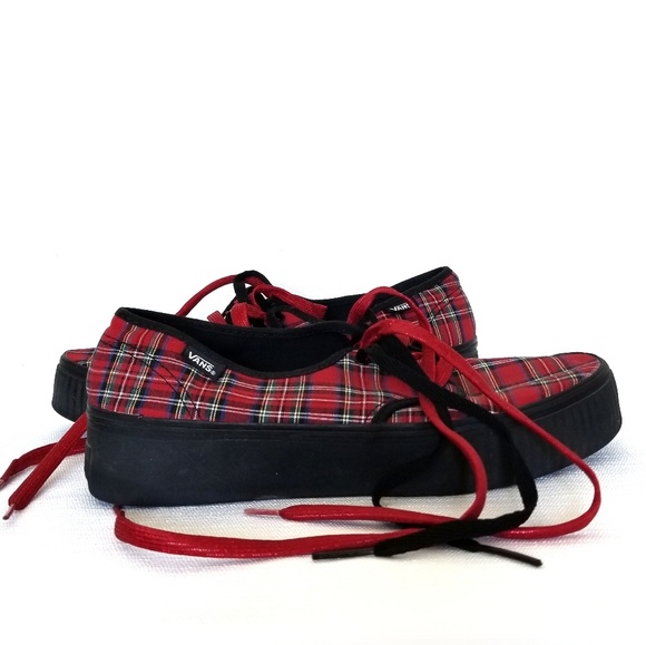 black vans thick sole